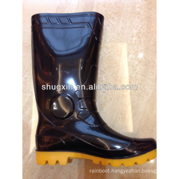 pvc high acid-proof rain boots for men